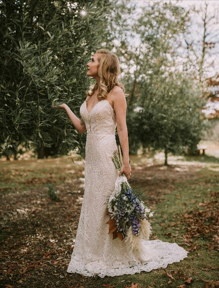 Margarite Wedding Dress. Wanaka Wedding Dress. Ivory and Stone Bridal. Unique Wedding Dress. New Zealand Wedding Dress